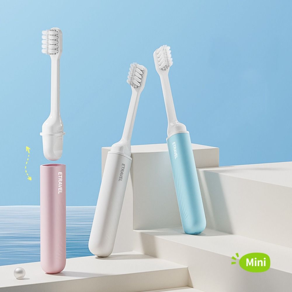 Foldable Travel Toothbrush Mini Adult Toothbrush Durable Small Dental Brush