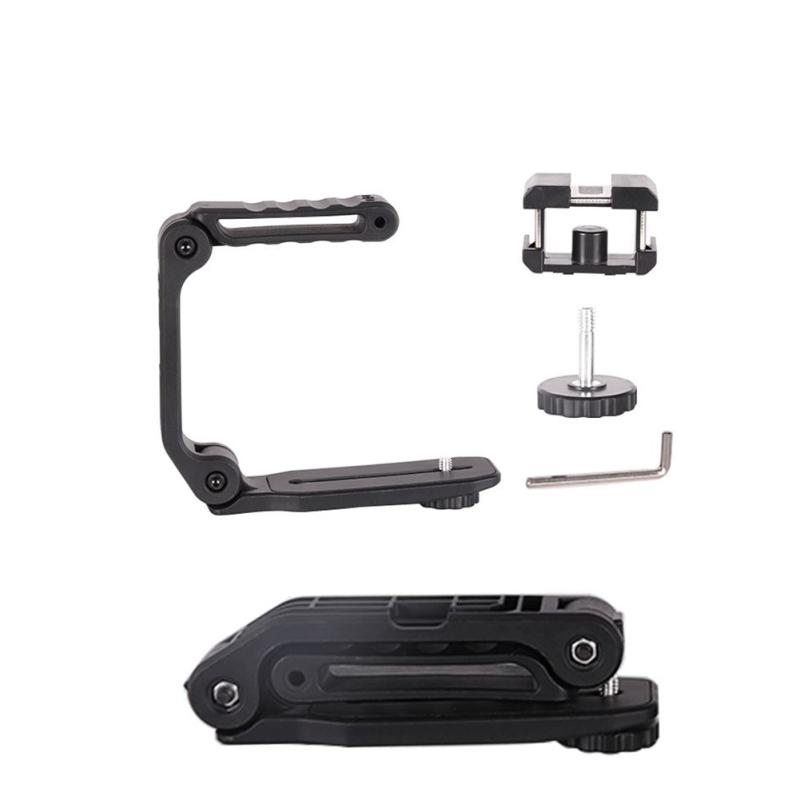 Portable C-type Stabilizing Handle Bracket Handheld Grip Hot Shoes Holder Convenient U-shaped Mobile