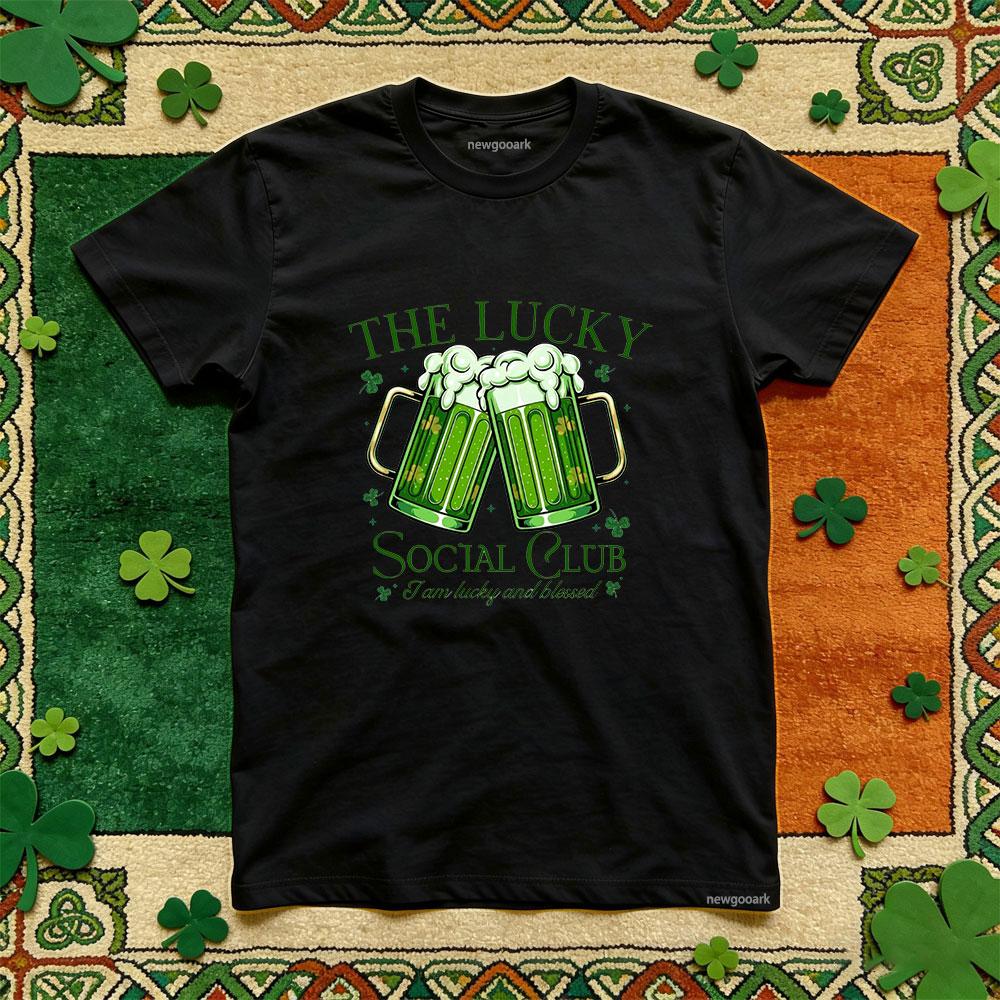Saint Patrick 317 lucky Irish festival printed T shirt green Retro cotton funny Casual Unisex Adult Party tee