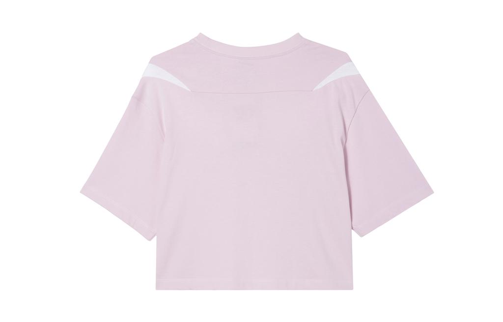 Nike Sportswear Swoosh Women's Cropped Crewneck T-Shirt Pink DD5591-695