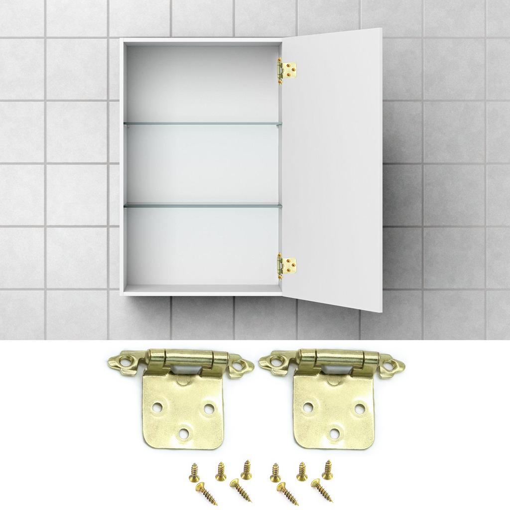 Vintage panty dvířek kovových skříněk Překryvné samozavírací panty Sada tradičních pantů z mosazi pro kuchyňské skříňky