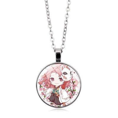 Demon Slayer Kamado Tanjirou Prekės Kamado Nezuko Karoliai Kūrybiškas Pakabukas Animacinio Personažo Madingas Kostiumas Šventė