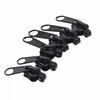 6Pcs Universal Instant Fix Zipper Repair Kit Replacement Zip Slider Teeth Rescue New Design Zippers Sewing Clothes Zipper Puller