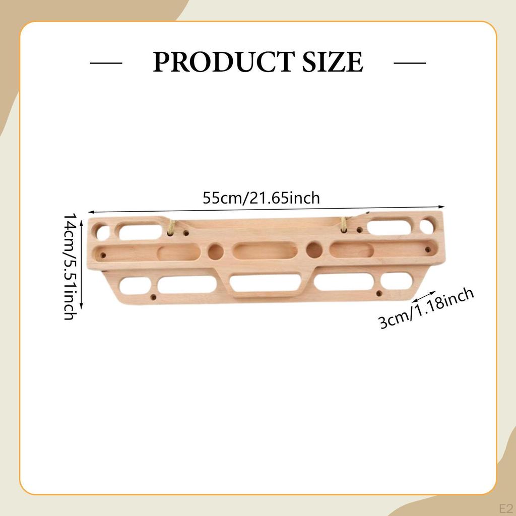 Climbing Hangboard Home Equipment Finger Strengthener Forearm Exerciser Training Board for