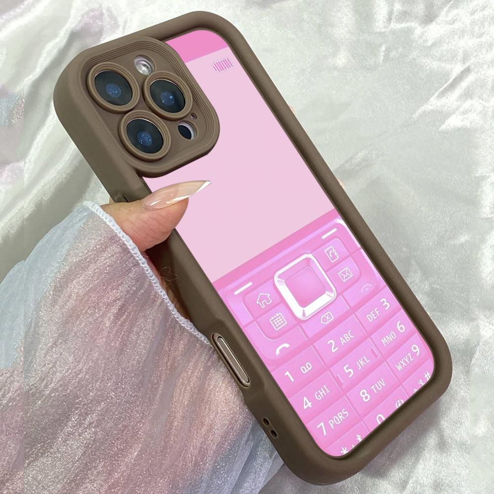 JT215 Cute Patterns Pink for iPhone 17 16 15 14 Pro Max Samsung S26 S25 Ultra A17 A16 A07 A56 A15 A06 Xiaomi 15T Redmi 15c 14C Soft TPU Case