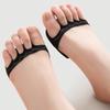 1/5 Pairs Invisible Forefoot Pad Open Toe Socks for Women Anti-slip High Heels Comfortable Half Palm Socks