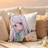 Cute Mejiro Mcqueen Uma Musume Pillow Case Pattern Printed Pillowcase For Living Room Sofa Cushion Cover