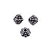 Floral Edge Spacer Beads Ornate Metal Small Hole Charms For Bohemian Beading Supplies