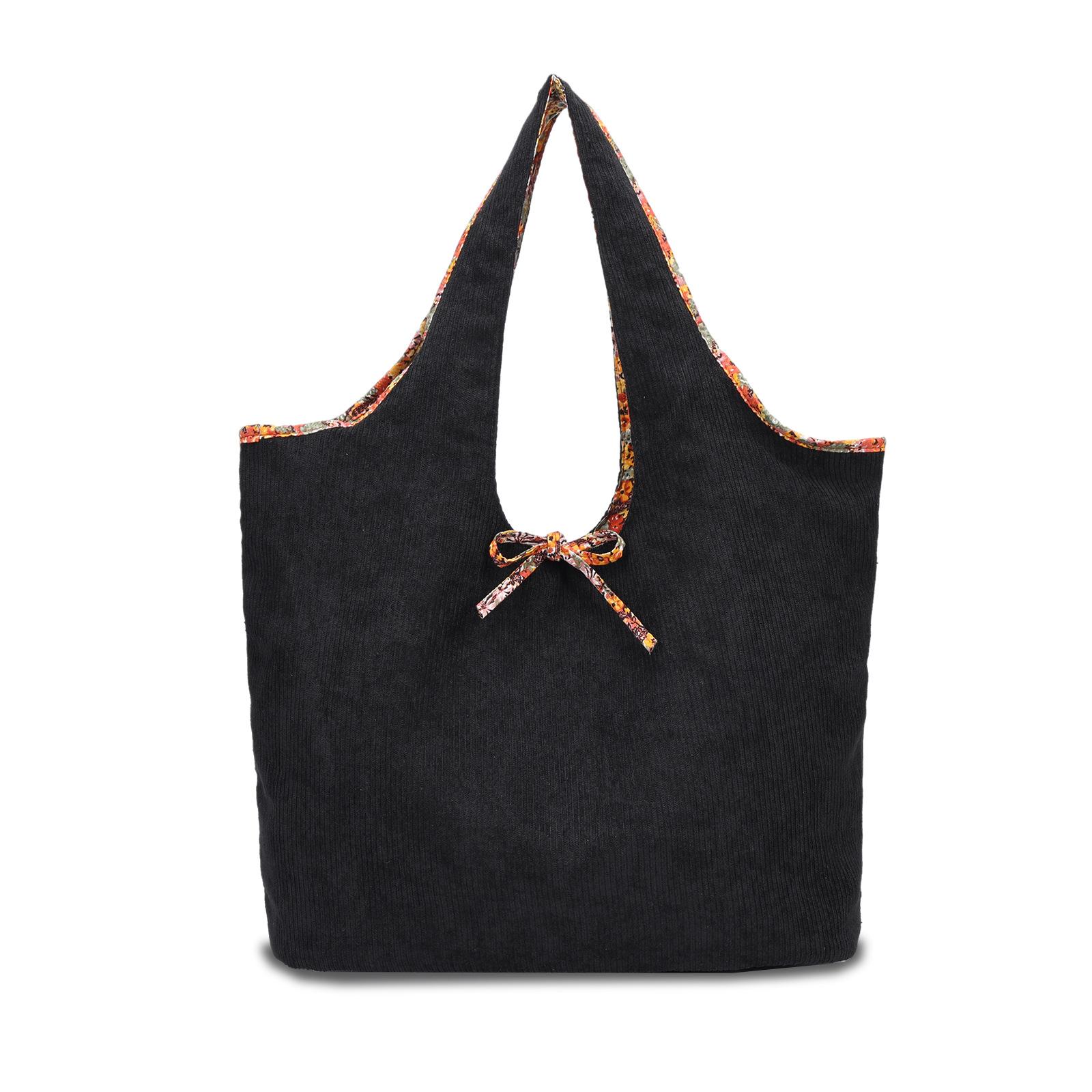 

New large-capacity fashion daily leisure soft bag shoulder bag niche trend commuting чорний