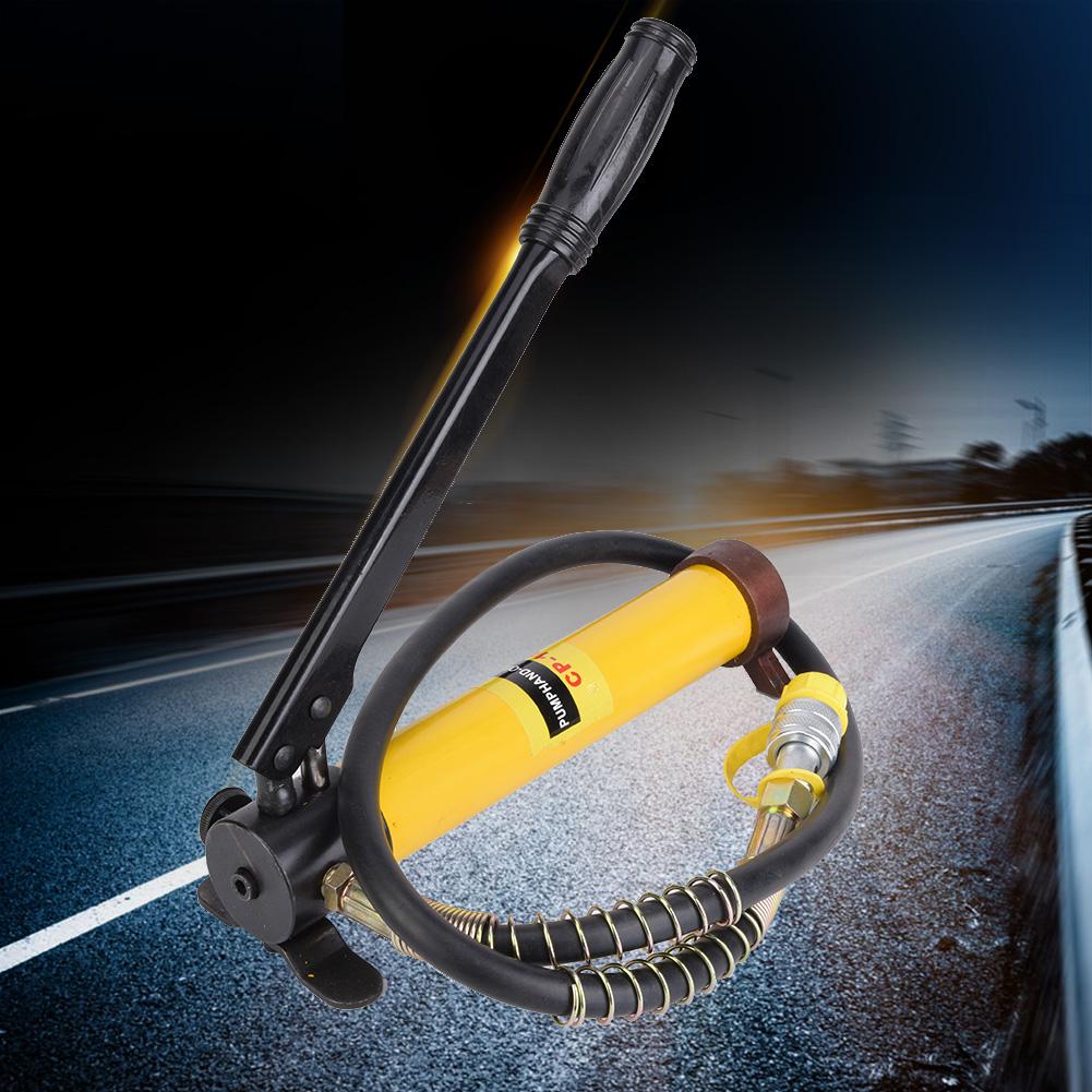 Pompă hidraulică manuală Ultra Thin 10T Cric hidraulic cu mâner din oțel Instrument de ridicare