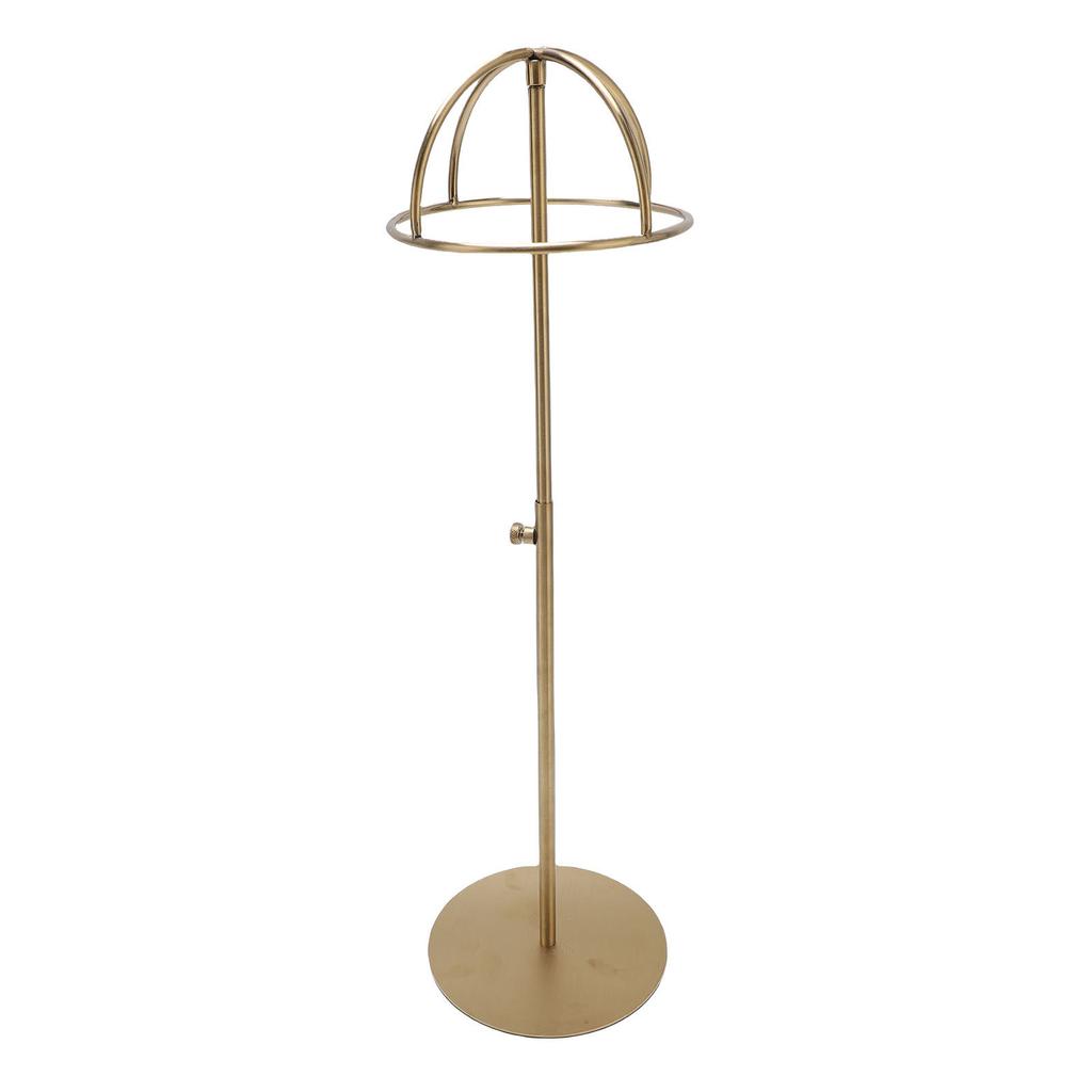 Tabletop Hat Stand Height   Metal Hollow Three Dimensional Hat Display Rack for Beach Hat Cowboy Hat Winter Hat