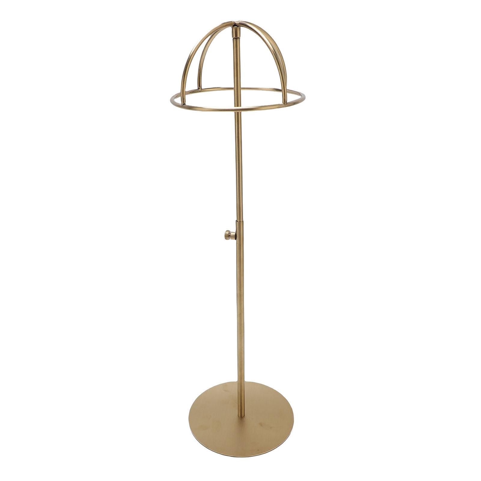 

Tabletop Hat Stand Height Metal Hollow Three Dimensional Hat Display Rack for Beach Hat Cowboy Hat Winter Hat