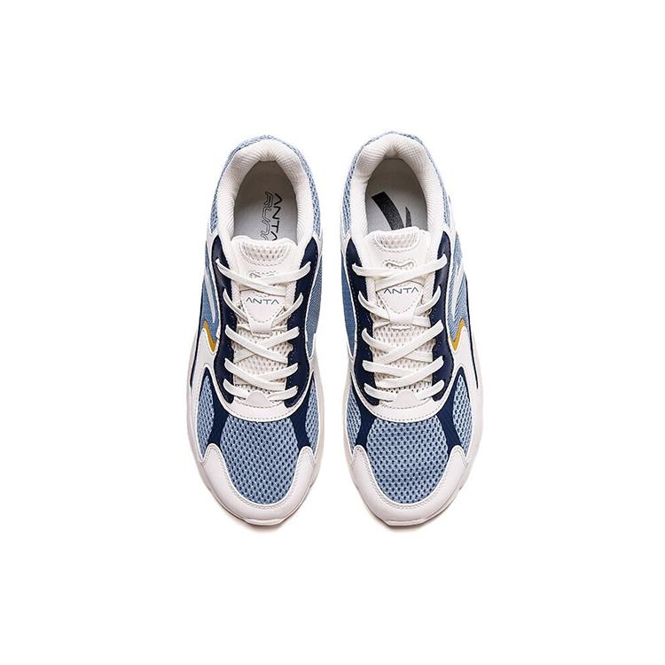 Anta Comfortable Mesh, Textile, Synthetic Leather Cushioning Slip Resistant Abrasion Resistant Low Top Running Shoes 112035557-5