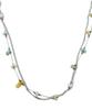 Monoflux Drift Stone Wave Double Chain Necklace