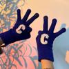 Color Cycling Mittens Outdoor Gloves  Gloves Korean Style Gloves Women Knitted Gloves