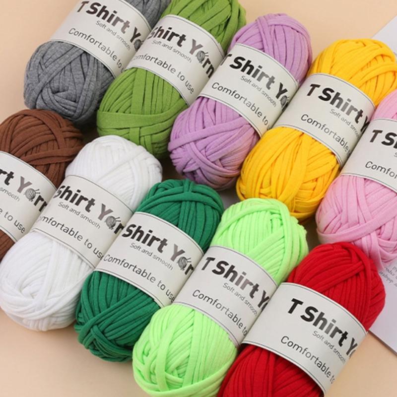 20Pieces Crochet Yarns for Beginner Hobbyist Crafting Carpet Rug Hanging Decoration