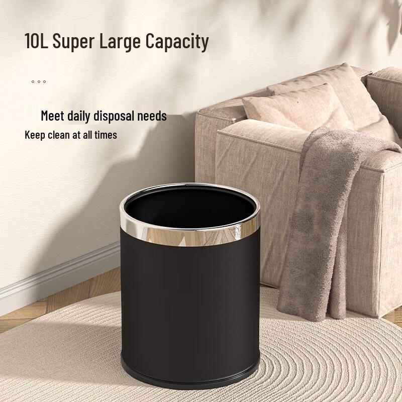 NHZHIW 10L Press-Ring Küchenmülleimer