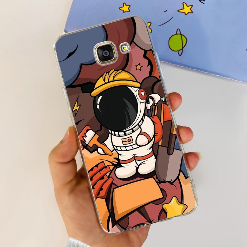 Pour Samsung Galaxy A5 2016 Coque Samsung A5 2017 2015 A500F A520F SM-A510F Impression Élégante Silicone Souple TPU Coque Arrière de Téléphone