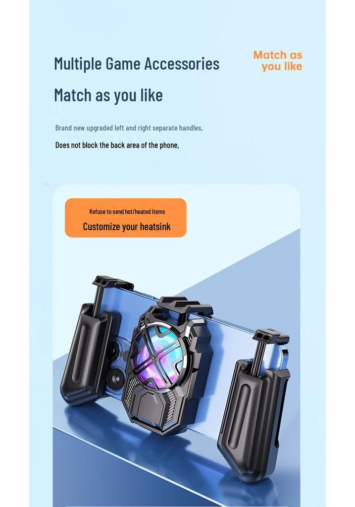 Z11 Two-in-One Gaming Controller: Mobile Esports PUBG Grip Assist, King of Glory Non-slip Design.