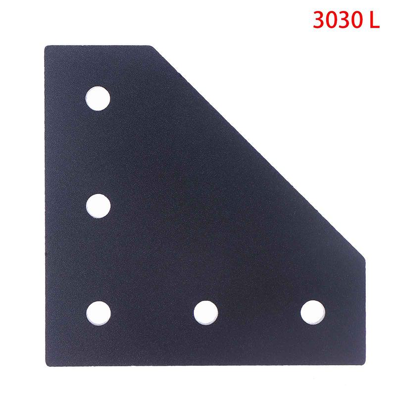 1Pc T/L Type 5 Hole Joint Board Plate Corner Angle Bracket Connection Joint Strip For 2020 3030 Aluminum Profile