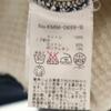 MAISON KITSUNE Made in Portugal Long sleeve waffle knit XS Navy Men's Used