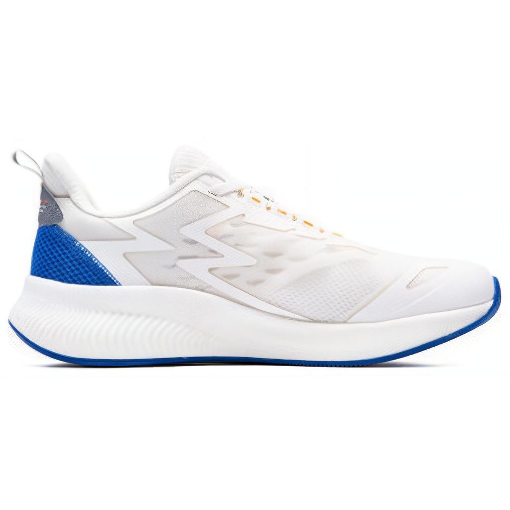 361 Night Shadows Mesh Abrasion Resistant Breathable Low Top Running Shoes Men's White 572032218-1