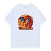 2026 New Cartoon Dinosaur Elf Graphic Print Fashion Spring Unisexs Short Sleeve ParentChild Loose and Comfortable TShirt