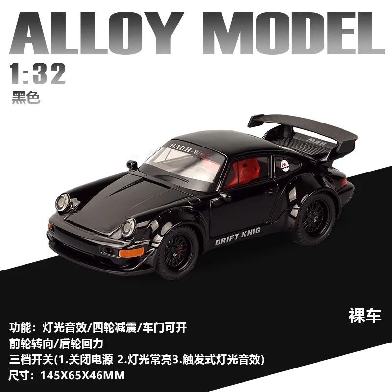 1:32 964 Rwb Widebody Modified Sports Car Alloy Car Diecasts & Vehicles Car Model Home Trendy & Desktop Display Ornament