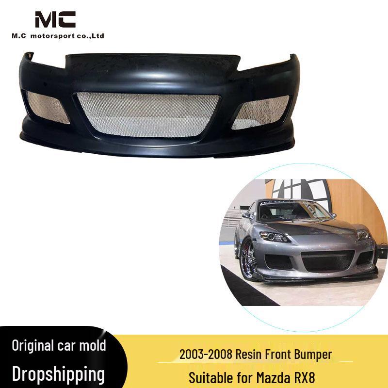 

Mazda RX8 Fiberglass Carbon Fiber Front Lip Spoiler (2003-08 Models) Fiberglass Resin