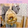 Cute Capybara Plush Backpack For Girls And Boys With Large Capacity For Daily Use