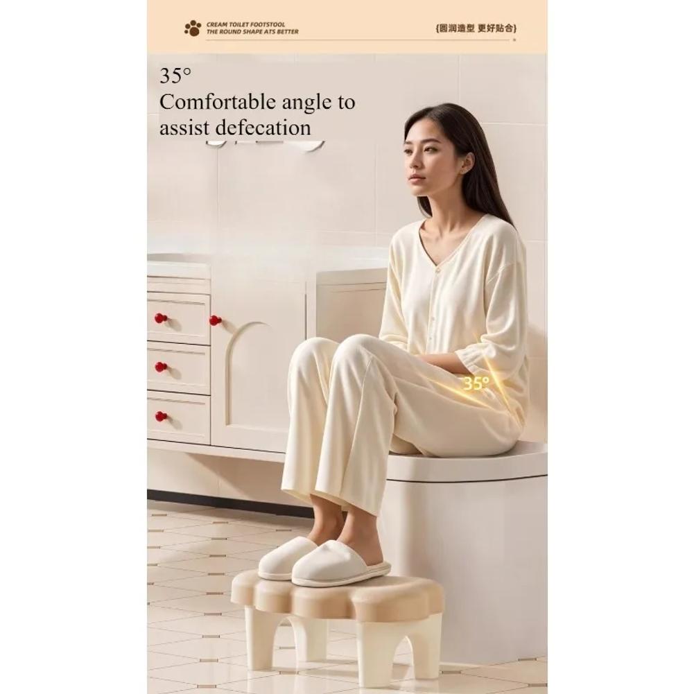 Toilet stool foot stepping pregnant women toilet foot stepping footstool squatting pit artifact foot stepping footstoolthickened