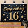 Party Backdrop Stars Flat Golden Designed Backgrounds Serves Adornment Event Backdrop Decoration Front Door Decor