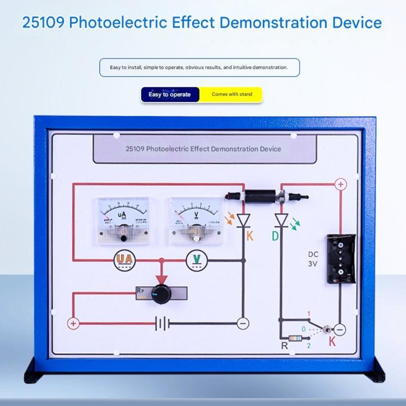 Physics Teaching Instrument Photoelectric Effect Demonstration Tool For School Classroom Labs and Science Experiment