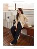 Xiao Li Plus Size Women's Stretch Supermodel Pants: Slimming, Flattering Micro Flare for Versatile, Casual Wear