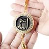 New With Rhinestone Rearview Mirror Pendant Exquisite Alloy Backpack Decoration Tassels Car Hanging Decor Small Gifts