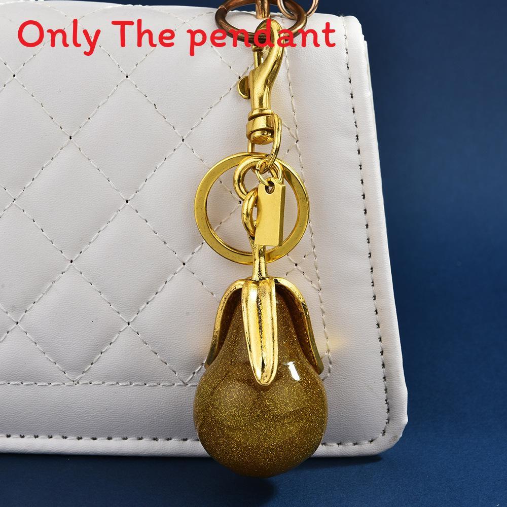 C-Stil Obsttaschen-Anhänger mit galvanisiertem Kunststoffharz für Handtaschen von Frauen