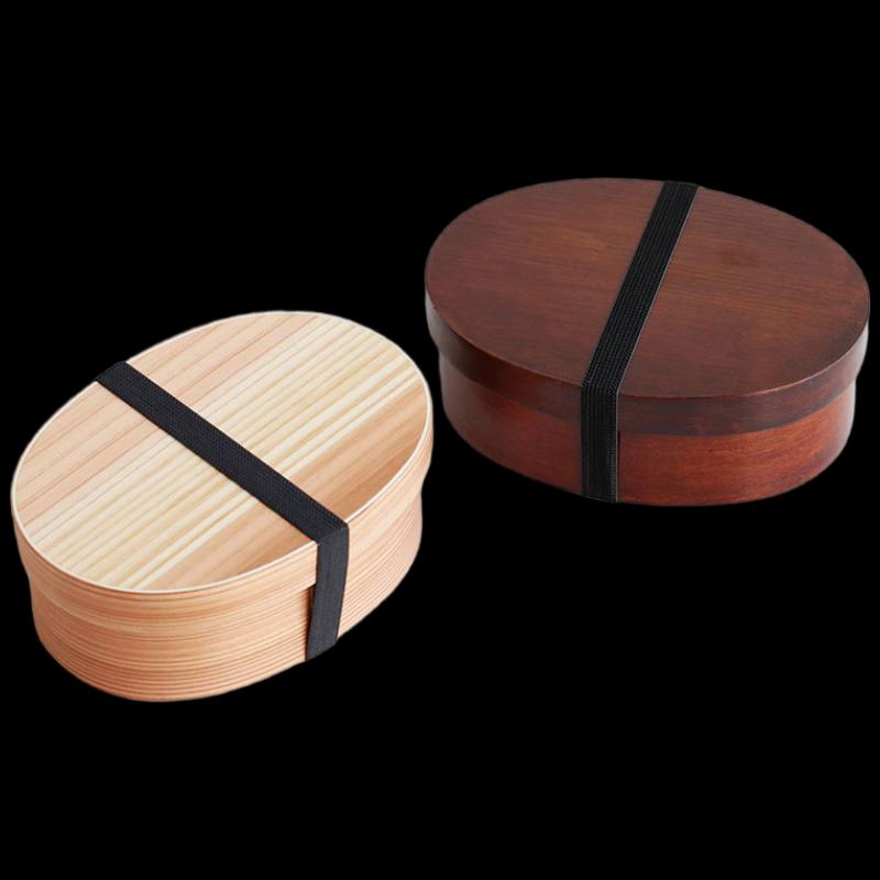 De Ruien Willow Wood Divided Bento Box