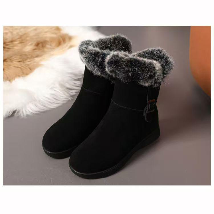 Women's Winter Fashion Warm Snow Boots Plush Thick Soles Comfortable Non Slip Shoes