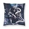 Demon Slayer Kimetsu No Yaiba Kissenbezug Weicher Polyester Kissenbezug Geschenk Kissenbezug Hülle Zuhause Reißverschluss cm