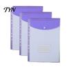 Portable Travel Folder 11 Hole Expanding File Pockets, Reusable PP Document Sleeves, Transparent Multi Purpose Storage Bag Waterproof Organizer