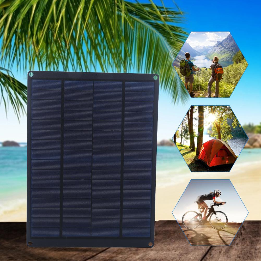 10W Solar Panel Kit Waterproof Portable Power Charger Photovoltaic Panel for Car Phone Charge