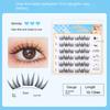 DIY Adhesive False Eyelashes Sweet Glue Free Fake Lashes Self-adhesive Lash Clusters  Women/Girls