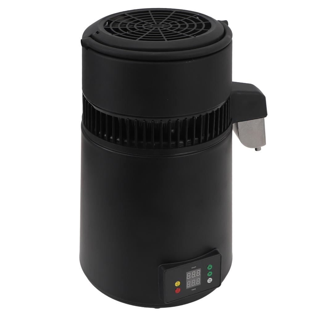 4L Water Distiller 750W Automatic Distilled Water Maker Distilling Machine with Blue Lid Glass