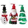 Christmas Hand Soap Dispenser Versatile Empty Novelty Shampoo Dispenser Christmas Decor Liquid Container for Hotel Kitchen Decor