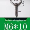 Stainless Steel 304 Eye Bolt, Self-Tapping Screw Eyelet, Butterfly Hand-Tight Self-Sheep Horn Nails