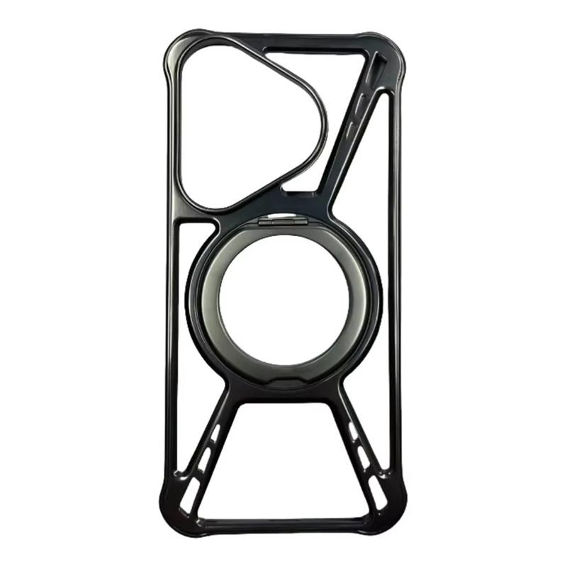 

Magnetic Metal 360° Rotate Stand Phone Case For Huawei P70 Pro Ultra Mate 60 70 Pro Hollow Heat Dissipation Aluminum Shock Cover ForMate70