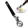 Premium Eisportionierer Edelstahl Auslöser Löffel Gefrorener Joghurt Gelatos Eisbecher Löffel Küchenzubehör Eisportionierer