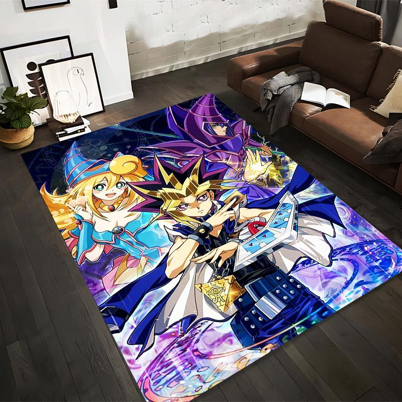 

Anime Style Carpet with Wizard, Boy Character, and Magic Theme Design Suitable for use as an anti-slip for living room bedroom sofas 40x60cm( 15x23in )