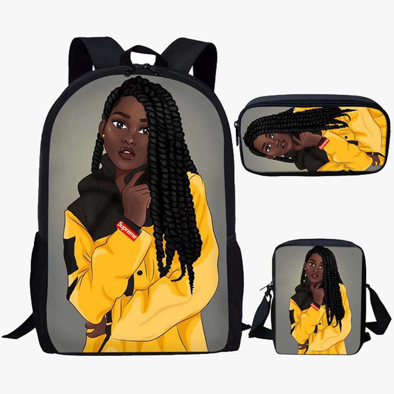 Nonspecific Girls School Backpack Set With Pencil Case For Daily Use And Storage Solution