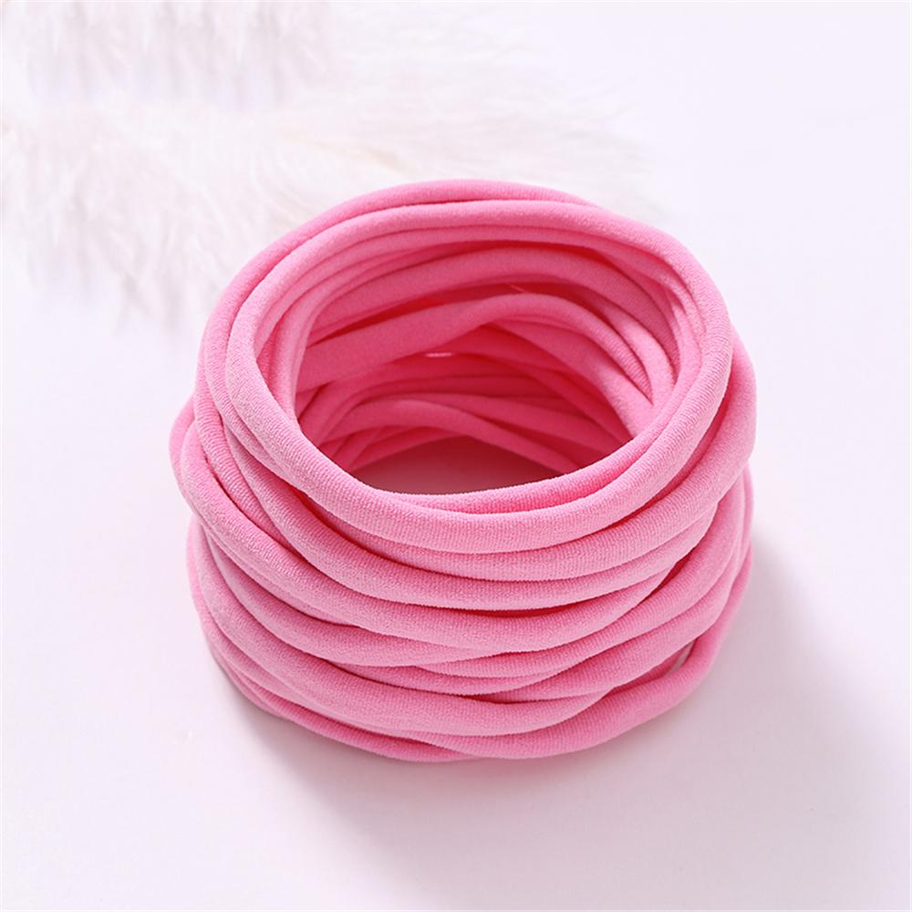 20 Stück/Los Baby Mädchen DIY Nylon Stirnbänder Weiches Spurloses Dehnbares Stirnband für Kinder Haarband Mädchen Elastische Haarschmuck